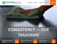 Tablet Screenshot of environmentcontrol.com